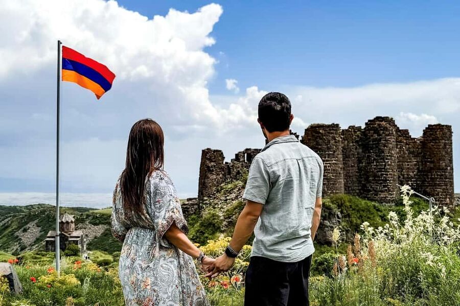 Armenia: Amberd Fortress and Lake Kari, Aragats Mountain - Entering Amberd Fortress, where 2,300m turns into a story
