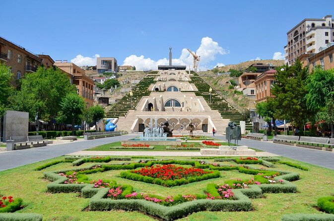 Cultural Walking Tour in Yerevan with Armenian food Tastings - Charles Aznavour Square and Sea Buckthorn, Small Stop, Useful Flavor