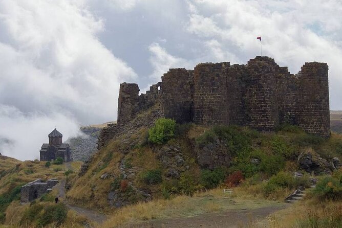Day Tour to Amberd Fortress Aragats and Kari Lake From Yerevan - The 3D Cross monument: a modern finish with a strong visual
