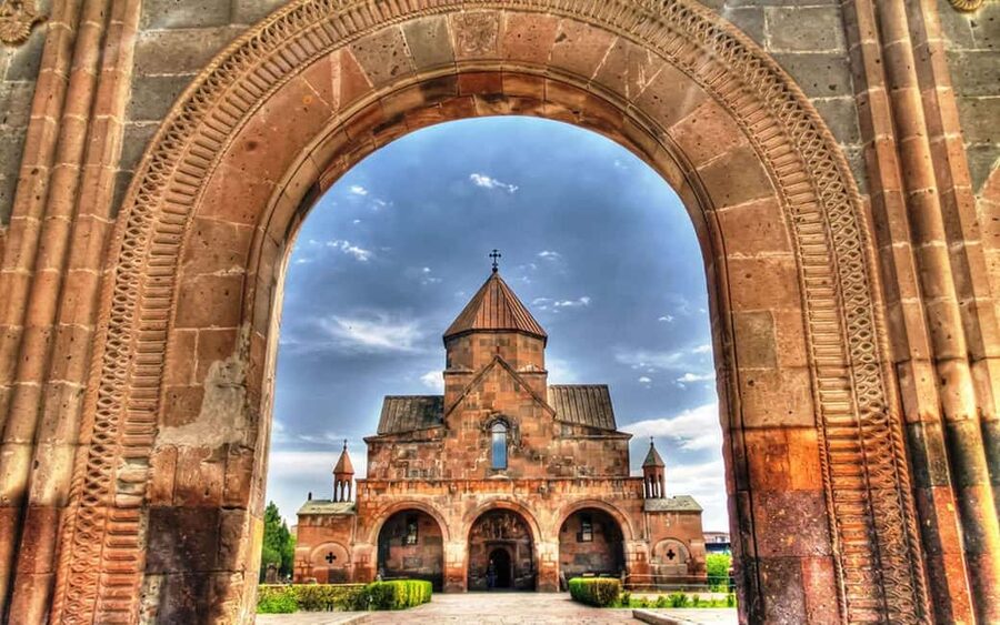 From Yerevan: Echmiadzin cathedral and Zvartnots temple - St Gayane Church: 7th-century devotion with older roots