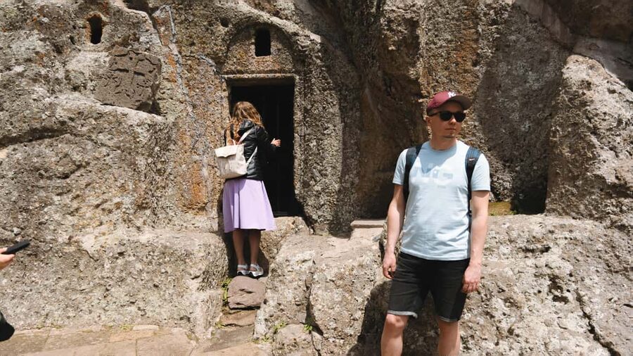 From Yerevan: Garni Temple and Geghard: Private Day Tour - First Stop, Charents Arch: Ararat Views and a Poet’s Legacy