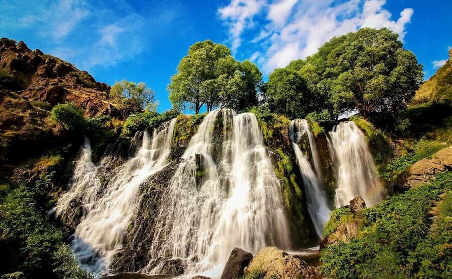 Group Tour: Hin Areni Wine factory, Shaki waterfall, Tatev - Areni village and Hin Areni Winery: wine tasting with actual context