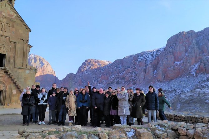 Group Tour: Khor Virap, Noravank, Tatev monasteries (wayback on Ropeway) - Noravank: the rock-cave setting, then the 13th-century churches