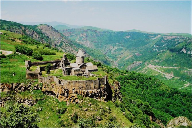 Group Tour: Shaki waterfall, Tatev monastery & ropeway, Hin Areni winery - Tatev Monastery: fortress thinking, not just pretty stone