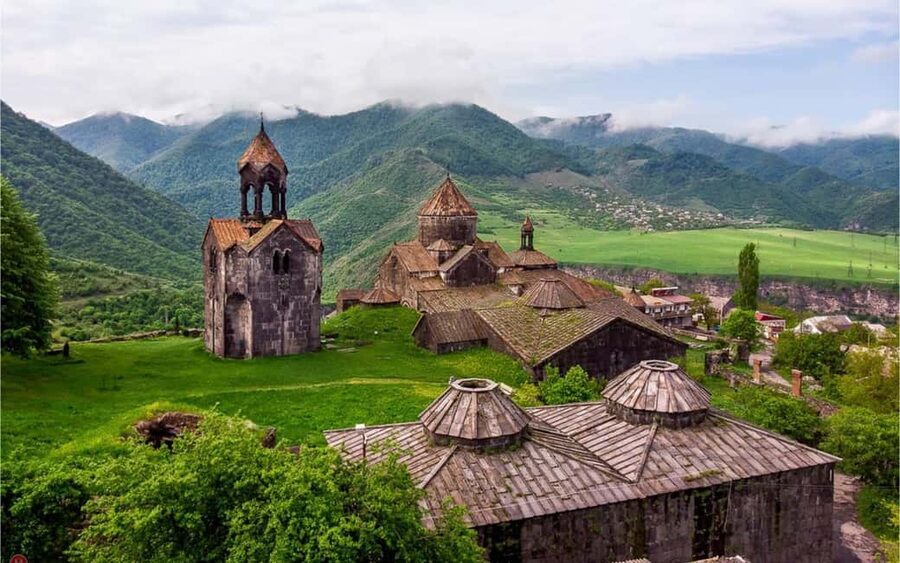 Haghpat, Sanahin & Odzun, Mendz Er or Zarni - Parni Caves - Haghpat Monastery complex: big scale, strong setting, clear design