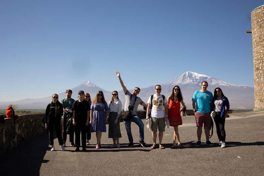 Khor Virap, Noravank and Birds' Cave Trip with Wine Tasting - Khor Virap Monastery: the Ararat view and the Saint Gregory story