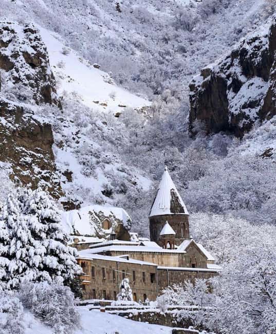 Private Day Trip to Garni, Geghard, Sevan & Tsaghkadzor - Geghard Monastery: Rock-Cut Architecture With Cave-Like Calm
