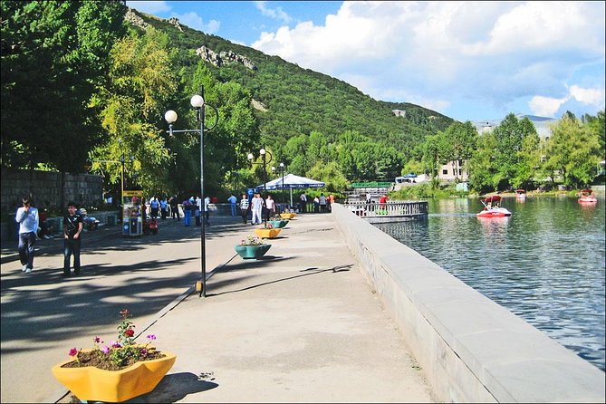 Private tour to Khor Virap, Hin Areni wine factory (tasting), Noravank, Jermuk - Jermuk waterfall and mineral water gallery: health resort vibes with real sensory payoff