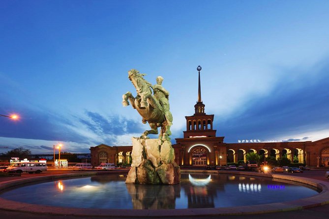 The Stalin car Yerevan city tour Armenia - Victory Park, Mother Armenia, and the Brandy Tasting Moment