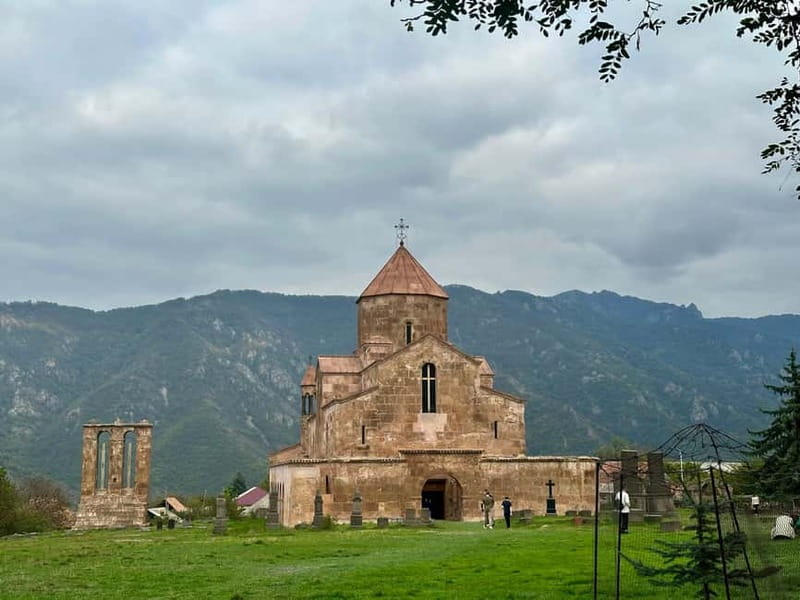 Tour from Yerevan to Tbilisi visit Sanahin, Haghpat, Akhtala - Akhtala Monastery: fortress-monastery and fresco details