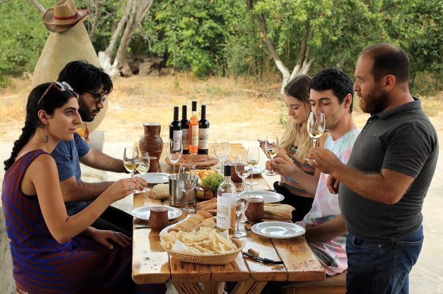 Yerevan: Khor Virap Day Trip with Mount Ararat Wine Tasting - Wine tasting in the fields overlooking Mount Ararat